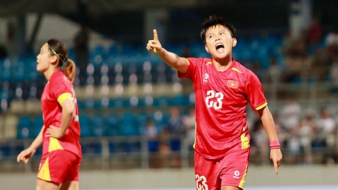 Trực tiếp ĐT nữ Việt Nam 0-0 ĐT nữ Ấn Độ: Bóng dội xà ngang khung thành Ấn Độ 